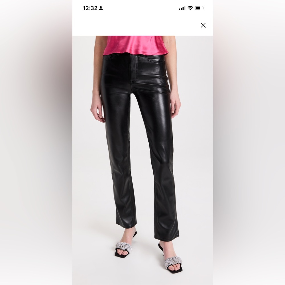 Good American Leather Good Icon Jeans